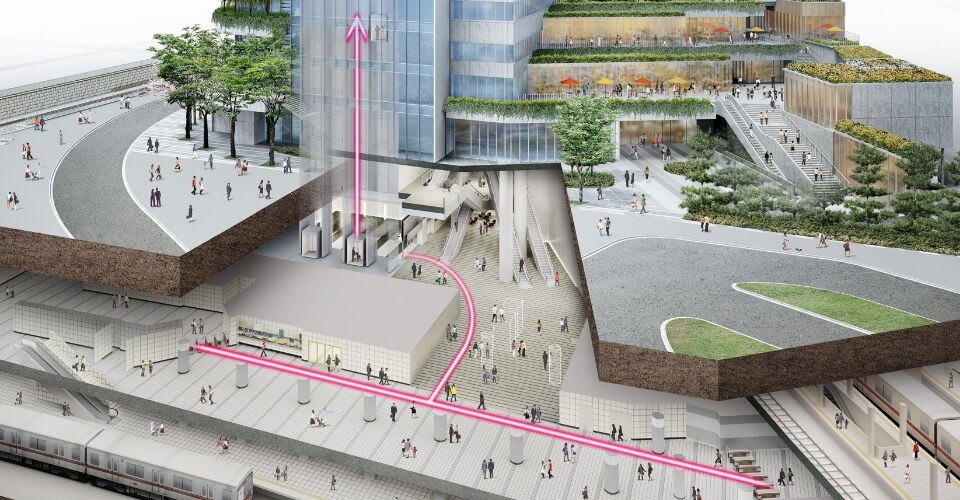 アクセス 東京スカイツリー イーストタワー 都心へ4路線利用可能な魅力的なロケーション
