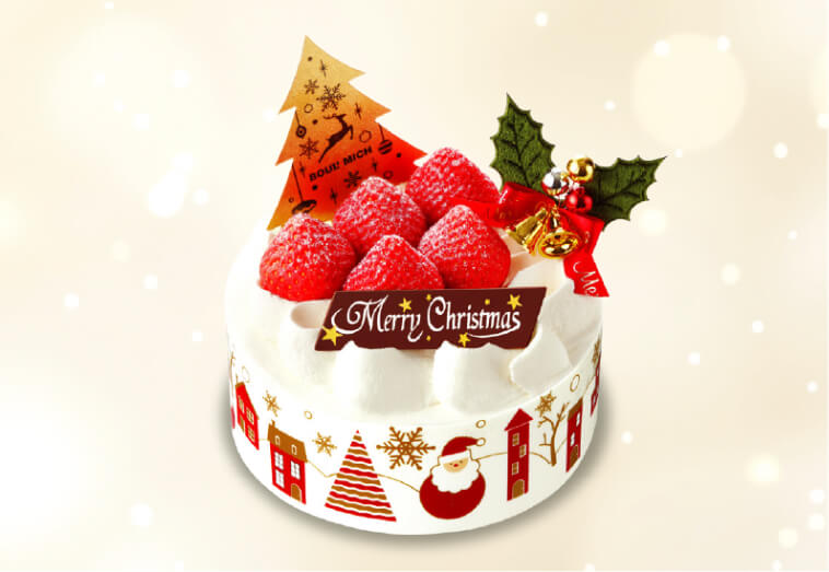 クリスマス・苺ショートケーキ